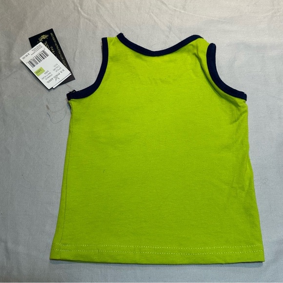 U.S. Polo Assoc'n - NWT - Kids Green and Navy Tank Top - Picture 3 of 3
